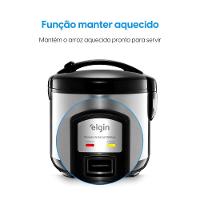 Panela De Arroz Elétrica 5 Xícaras 1L 400W Elgin 110V - 2