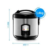 Panela De Arroz Elétrica 5 Xícaras 1L 400W Elgin 110V