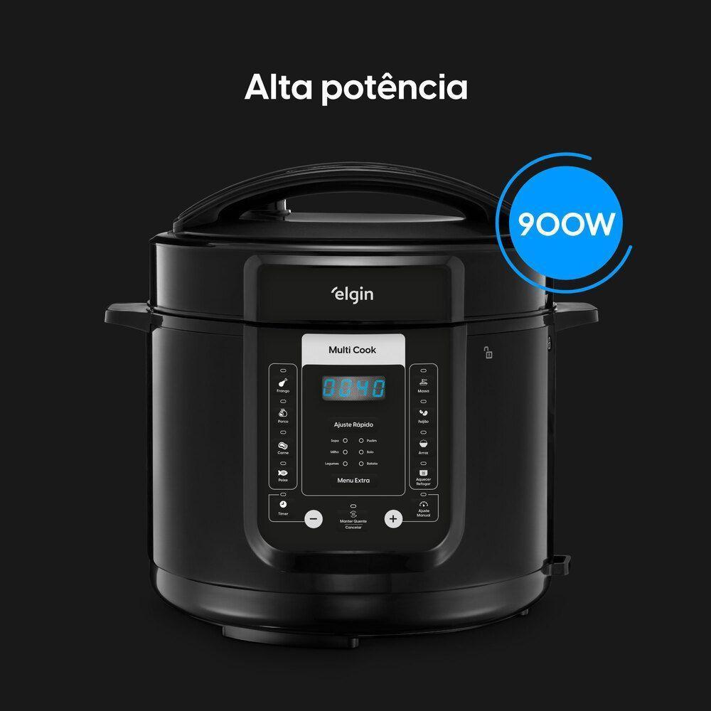 Panela de Pressão Elétrica Digital - 5L 14 Funções 9 Dispositivos de Segurança 900W 220V - 4