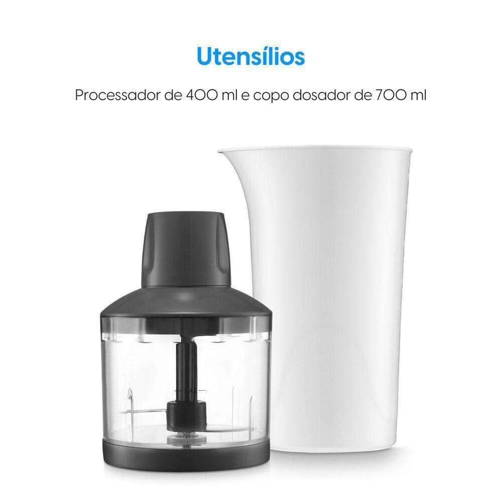 Mixer Power Inox Lunar 3 em 1 - Mistura, Tritura e Bate 600W 110V - 3