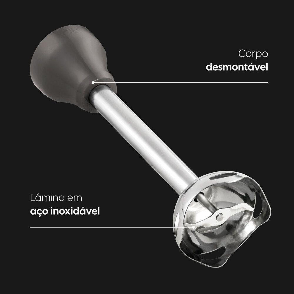 Mixer Power Inox Lunar 3 em 1 - Mistura, Tritura e Bate 600W 110V - 4