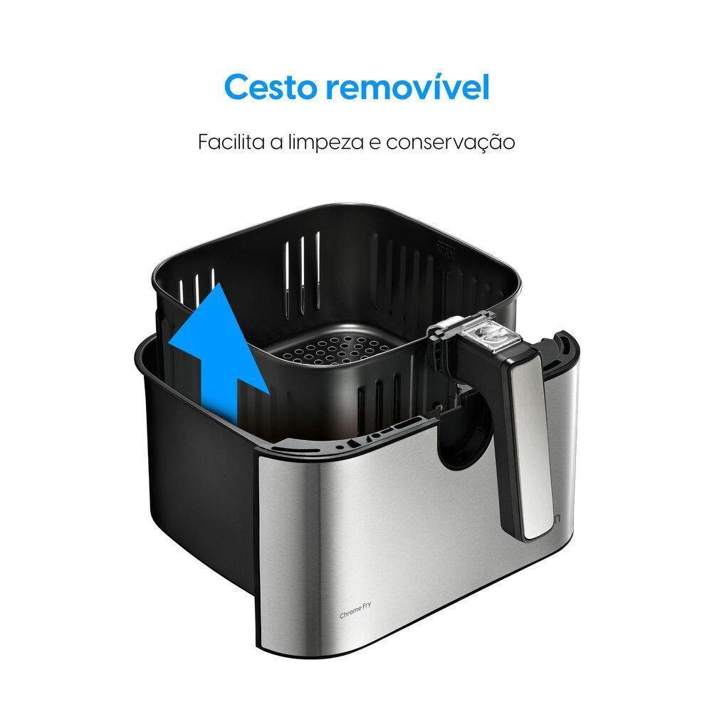 Fritadeira Air Fryer Chrome Fry - 8L Air Circuit 1.900W 220V - 6