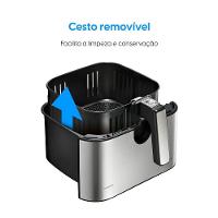 Fritadeira Air Fryer Chrome Fry - 8L Air Circuit 1.900W 220V - 6