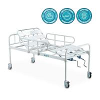 Cama Hospitalar Dellamed Com 2 Movimentos Até 180 Kg Branca E Azul Dx2 - 2