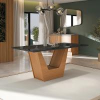 Conjunto Sala De Jantar Verbana Kappesberg 8 Cadeiras Veludo Titanio - 10