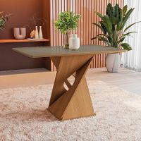 Conjunto Sala De Jantar Luna Kappesberg 4 Cadeiras Veludo Bege - 10