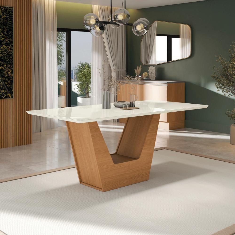 Conjunto Sala De Jantar Verbana Kappesberg 8 Cadeiras Veludo Titanio - 10