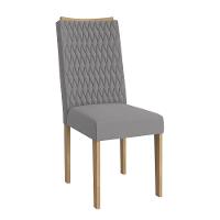 Conjunto Sala De Jantar Nira Kappesberg 4 Cadeiras Veludo Titanio - 2