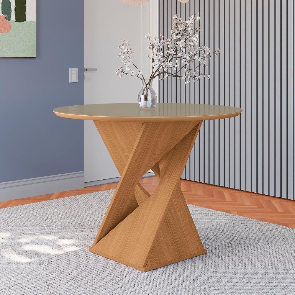 Conjunto Sala De Jantar Luna Kappesberg 4 Cadeiras Veludo Titanio - 10