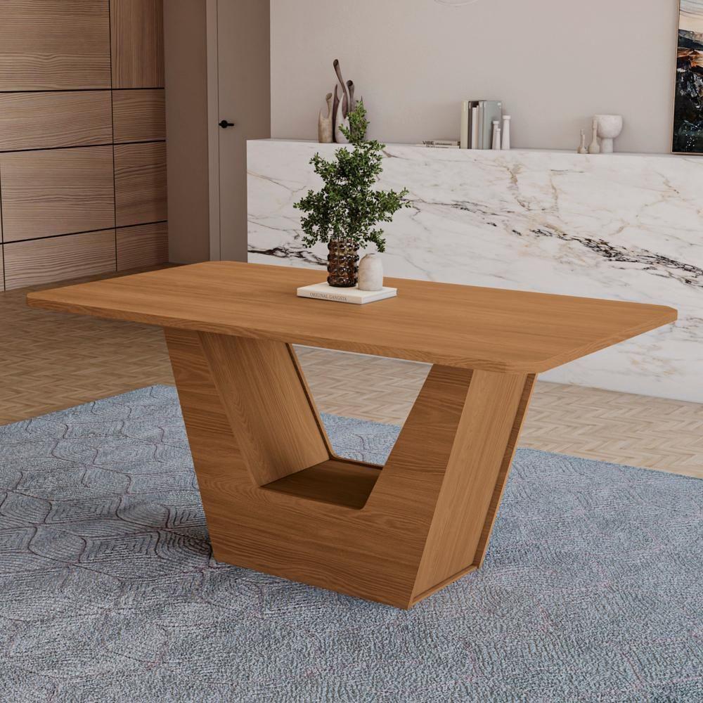 Conjunto Sala De Jantar Verbana Kappesberg 6 Cadeiras Veludo Titanio - 7