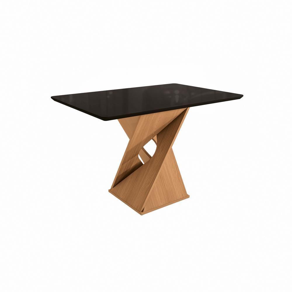 Conjunto Sala De Jantar Luna Kappesberg 4 Cadeiras Veludo Bege - 8