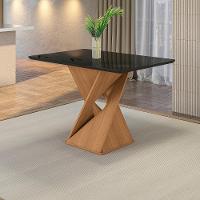 Conjunto Sala De Jantar Luna Kappesberg 4 Cadeiras Veludo Bege - 10