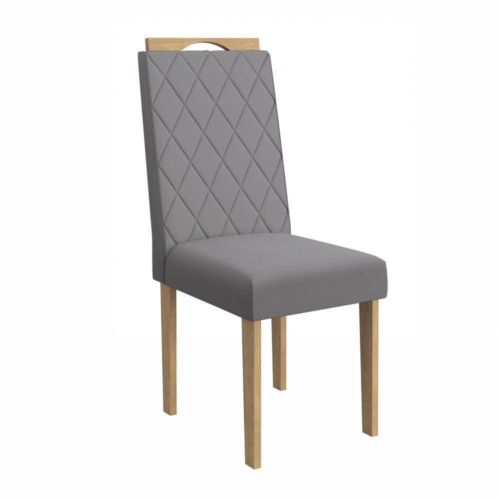 Conjunto Sala De Jantar Verbana Kappesberg 6 Cadeiras Veludo Titanio - 5