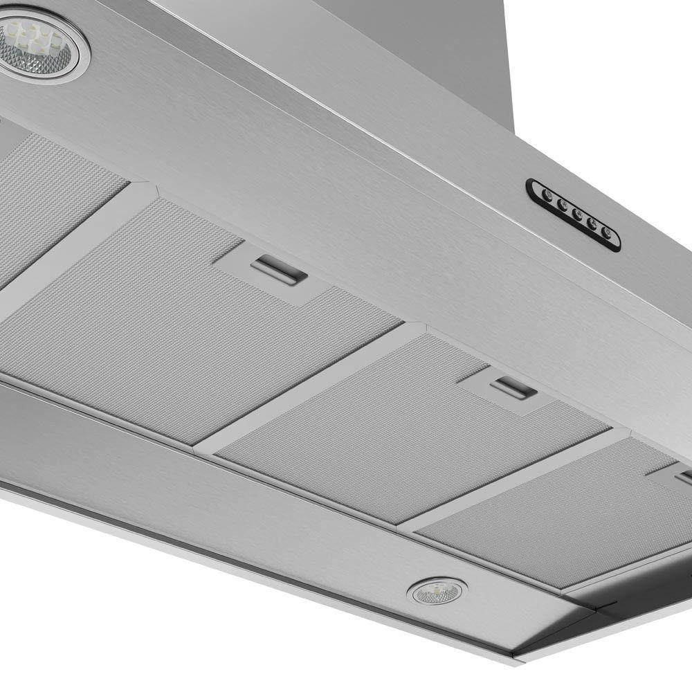 Coifa Nardelli Ilha Teto Retangular Inox 120 Cm Inox 110V - 5