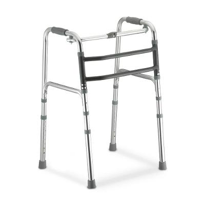 Andador Dellamed De Alumínio 3 Em 1 Fixo Móvel E Articulado Cinza D10