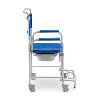 Cadeira De Banho Dellamed Dobrável E Desmontável Até 150 Kg Cinza E Azul D45 - 2