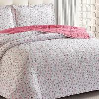 Kit Cobre Leito Colcha Anarruga 3 Peças Casal 220x240cm Jardim Sonhare