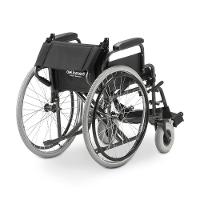 Cadeira De Rodas Dellamed Dobrável Em Aço Até 120 Kg Cinza E Preto D400-t44 - 5