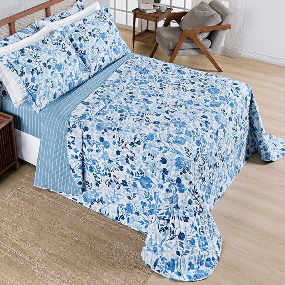 Cobre Leito Queen Dupla Face Sublime 400 Fios Micropercal Lolli - 2