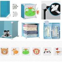 Guarda Roupa Castelo Infantil Armario Organizador Brinquedos Roupas Sapateira 13 Nichos Prateleiras - 5