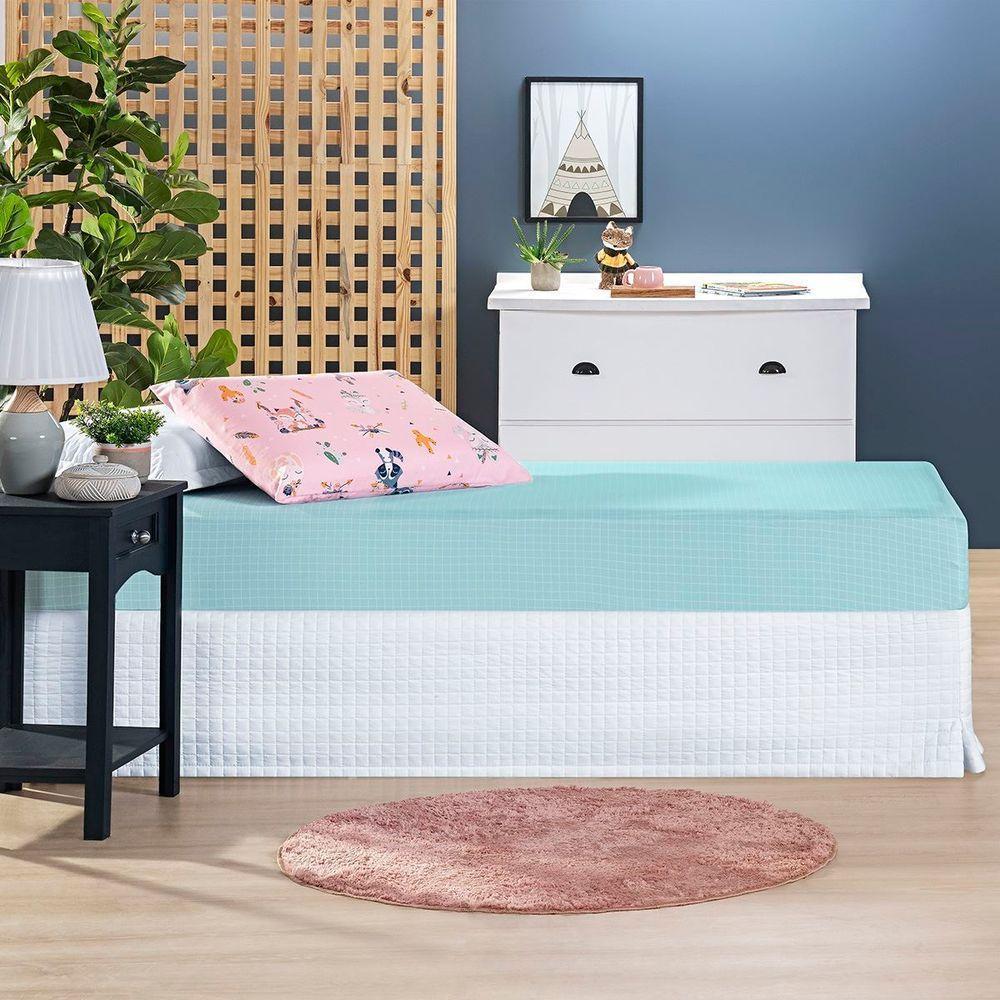 Kit Cobre Leito Solteiro Infantil Raposa 4 Peças Micropercal 200 Fios - 4