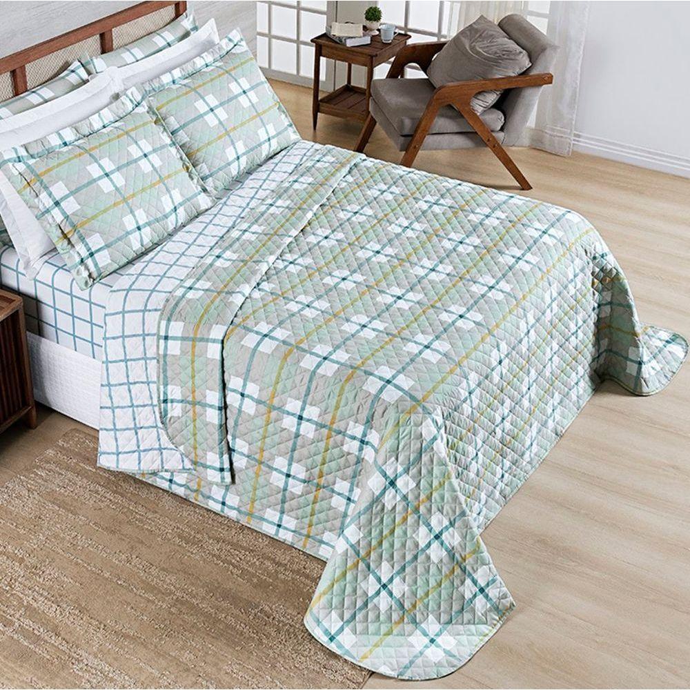 Cobre Leito Queen Dupla Face Sublime 400 Fios Micropercal York - 2