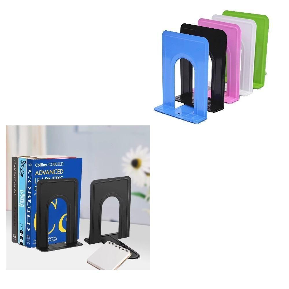 Suporte Para Livros Aparador Bibliocanto Porta Cd Dvd Kit 2 Apoio Organizador Documentos Cor:azul;tamanho:u - 1