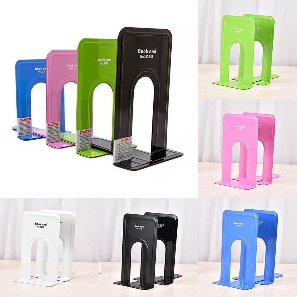 Suporte Para Livros Aparador Bibliocanto Porta Cd Dvd Kit 2 Apoio Organizador Documentos Cor:azul;tamanho:u - 4