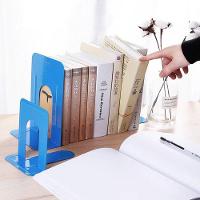 Suporte Para Livros Aparador Bibliocanto Porta Cd Dvd Kit 2 Apoio Organizador Documentos Cor:azul;tamanho:u - 2