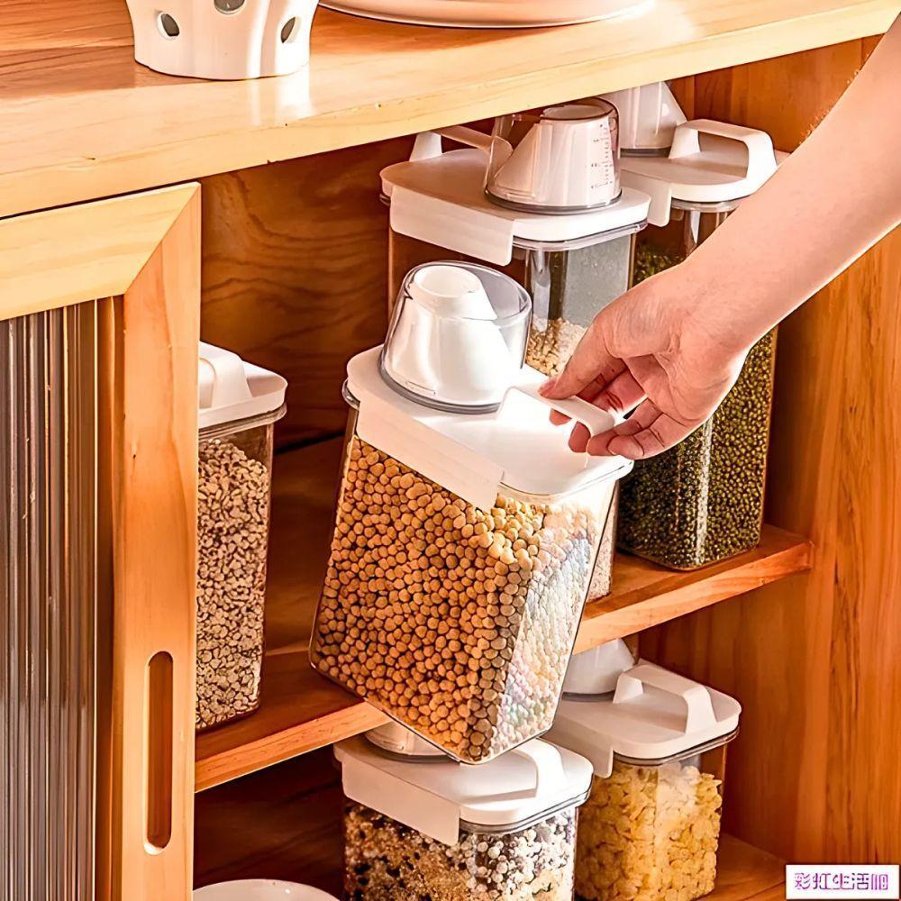 Recipiente Hermético Organizador Para Armazenamentos Com Cop - 4