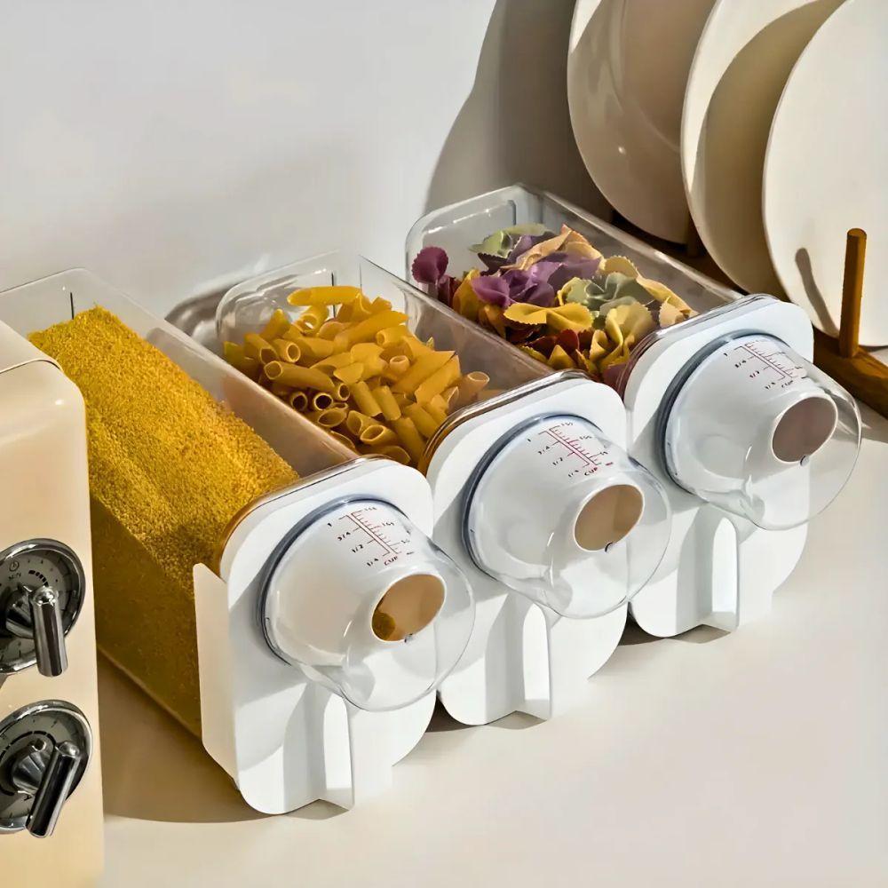 Recipiente Hermético Organizador Para Armazenamentos Com Cop - 7