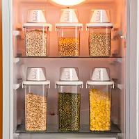 Recipiente Hermético Organizador Para Armazenamentos Com Cop - 6