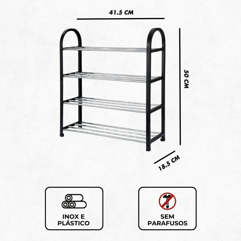 Sapateira 4 Andares Organizador De Sapatos - 2