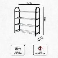 Sapateira 4 Andares Organizador De Sapatos - 2