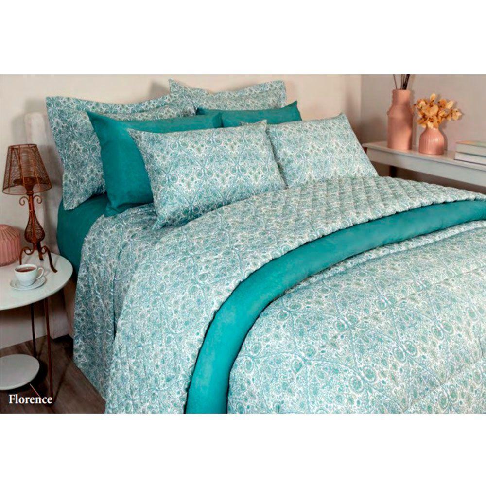 Jogo De Cama Duplo Casal 4 Peças 140 Fios 250x220cm Florence Realce Premium - Sultan - 2