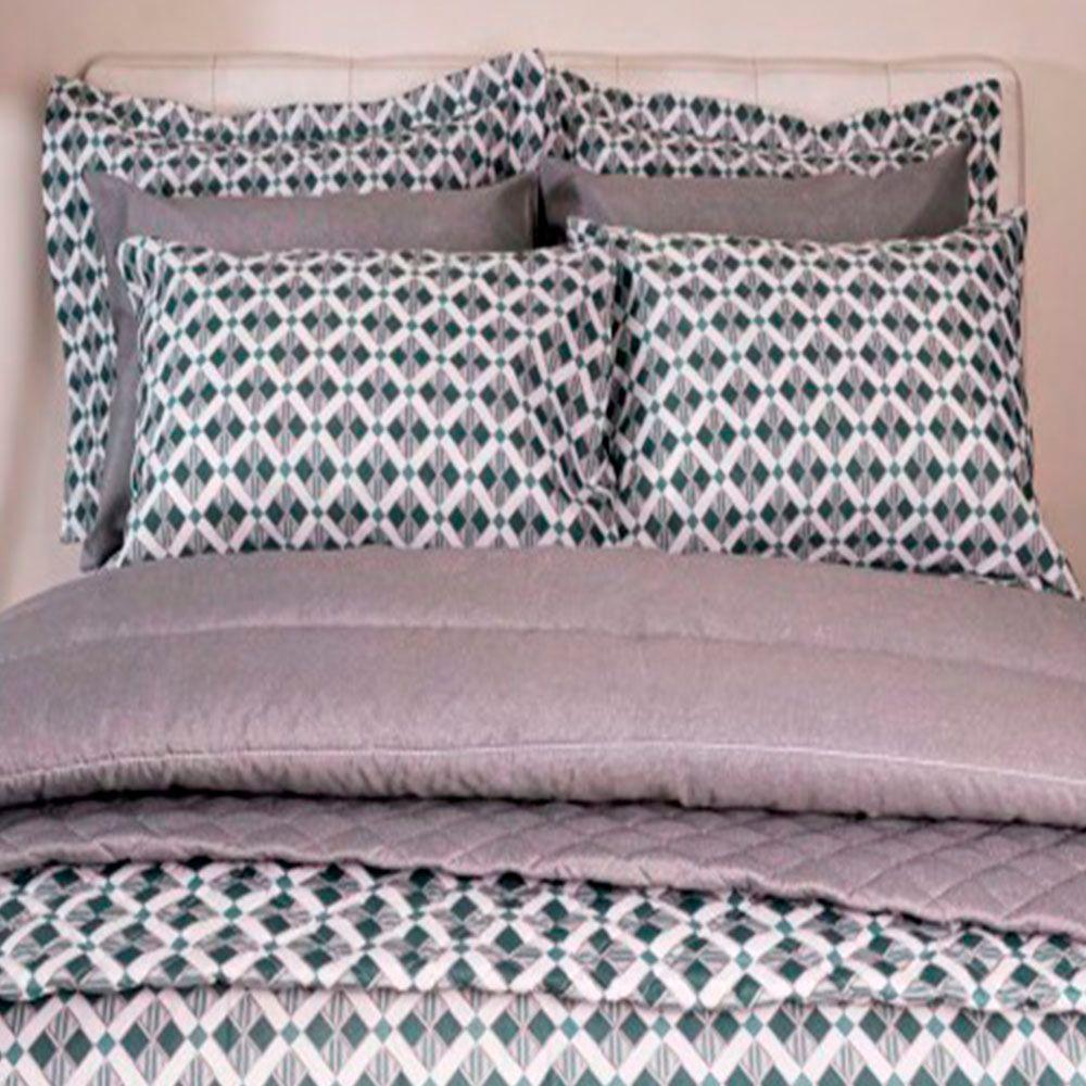 Jogo De Cama Duplo Casal 4 Peças 140 Fios 250x220cm Cael Realce Premium - Sultan - 4