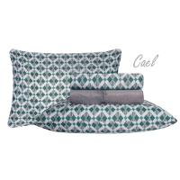 Jogo De Cama Duplo Casal 4 Peças 140 Fios 250x220cm Cael Realce Premium - Sultan - 5