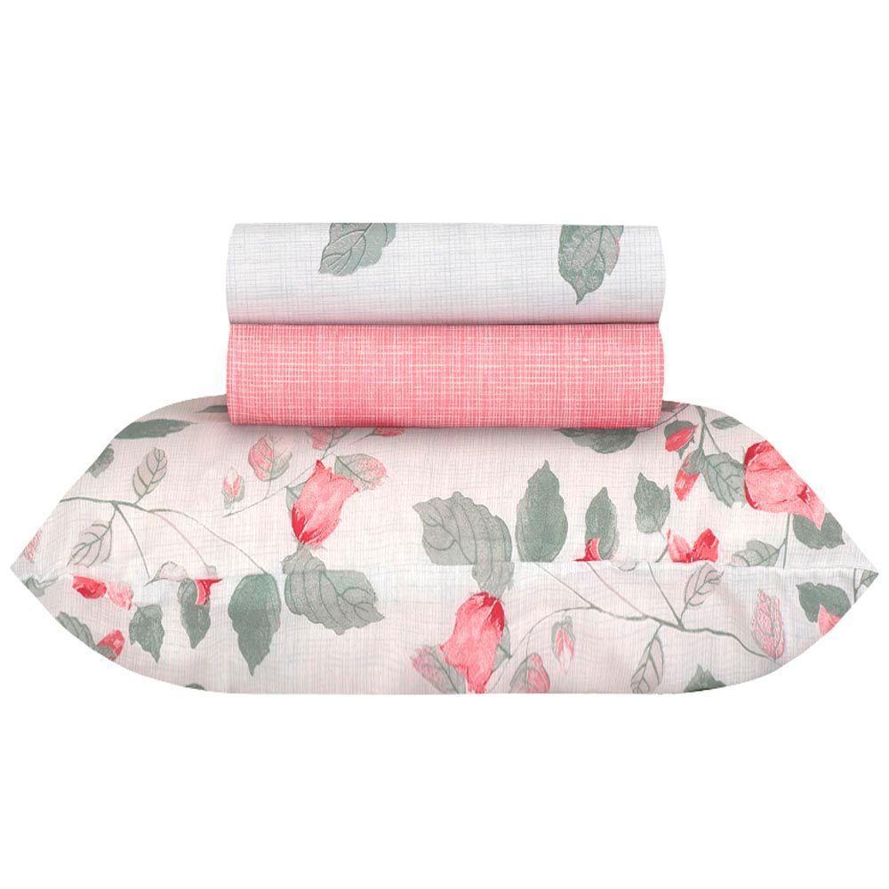 Jogo De Cama Duplo Casal 4 Peças 140 Fios 250x220cm Adele Realce Premium - Sultan - 6