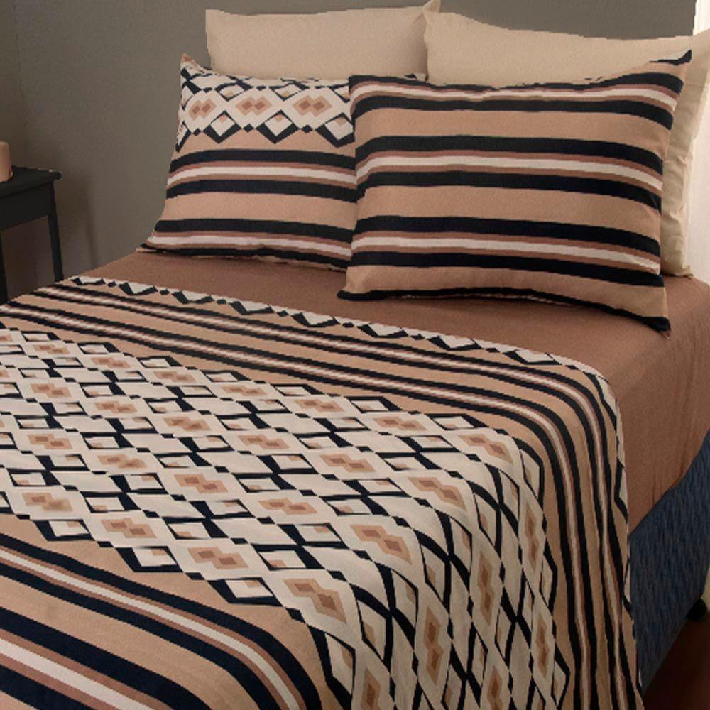 Jogo De Cama Duplo Queen 4 Peças 140 Fios 250x240cm Akira 2 Realce Premium - Sultan - 2