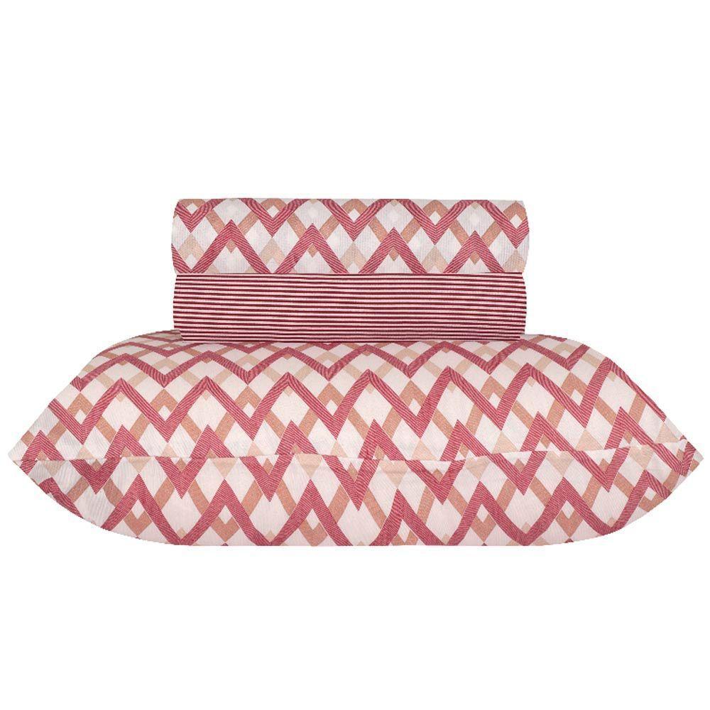 Jogo De Cama Duplo Casal 4 Peças 140 Fios 250x220cm Jade 2 Realce Premium - Sultan - 5