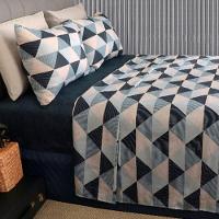 Jogo De Cama Duplo Queen 4 Peças 140 Fios 250x240cm Nico Realce Premium - Sultan - 2