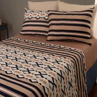 Jogo De Cama Duplo Casal 4 Peças 140 Fios 250x220cm Akira 2 Realce Premium - Sultan - 3