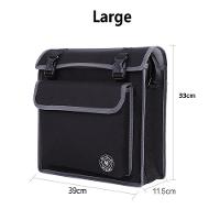 Bolsa Porta Ferramentas Mochila Eletricista Mala Dupla Maleta Ombro Pedreiro Organizador Reforcado - 3