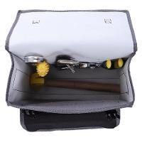 Bolsa Porta Ferramentas Mochila Eletricista Mala Dupla Maleta Ombro Pedreiro Organizador Reforcado - 7