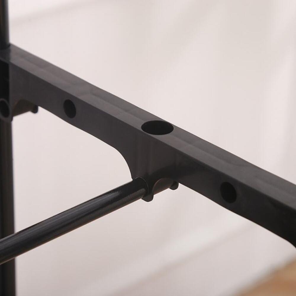 Cabideiro Arara De Roupa 2 Prateleiras Sapateira Organizador Varal Guarda Roupa Loja Quarto Luxo - 6