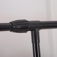 Cabideiro Arara De Roupa 2 Prateleiras Sapateira Organizador Varal Guarda Roupa Loja Quarto Luxo - 7