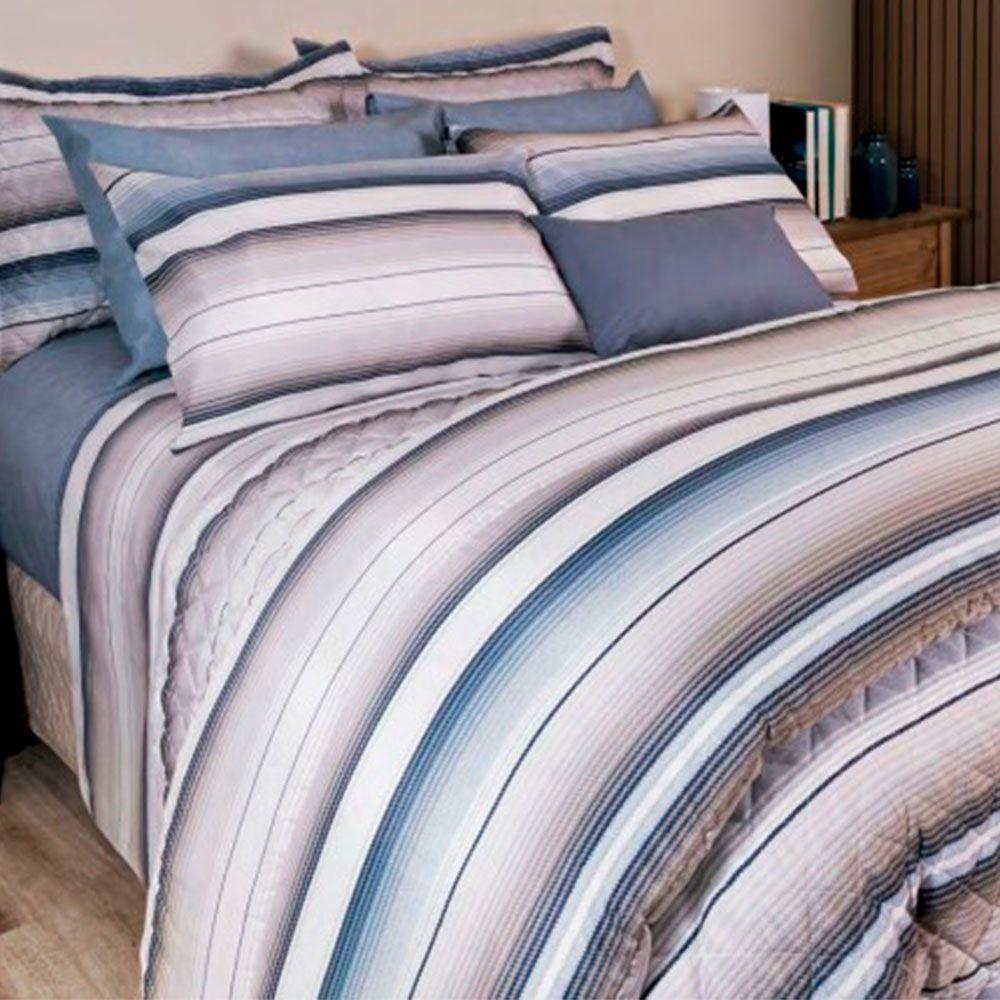 Jogo De Cama Duplo Casal 4 Peças 140 Fios 250x220cm Augusto Realce Premium - Sultan - 3