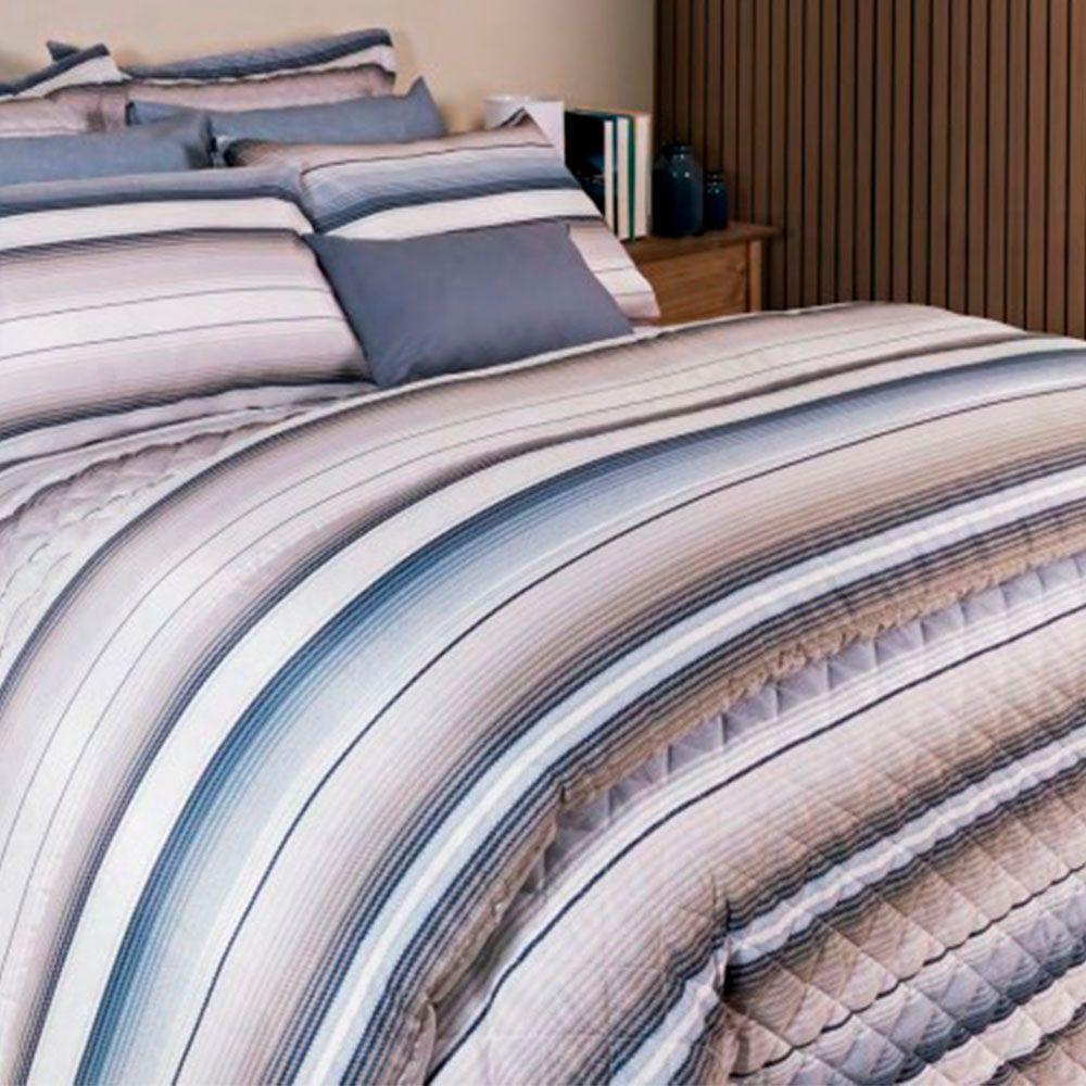 Jogo De Cama Duplo Casal 4 Peças 140 Fios 250x220cm Augusto Realce Premium - Sultan - 4