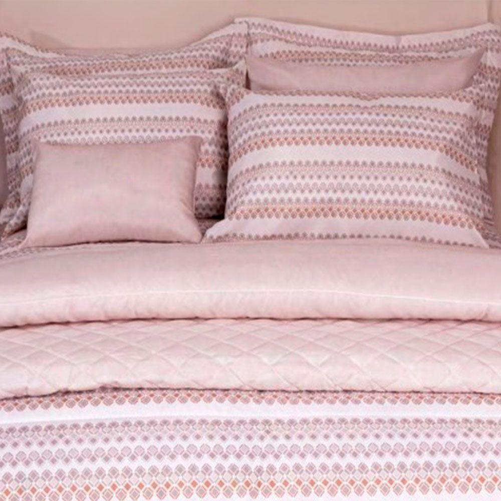 Jogo De Cama Duplo Casal 4 Peças 140 Fios 250x220cm Vittorio Realce Premium - Sultan - 2