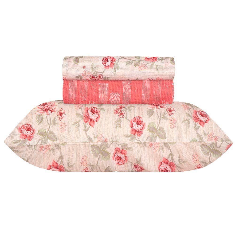 Jogo De Cama Duplo Casal 4 Peças 140 Fios 250x220cm Olinda Realce Premium - Sultan - 2